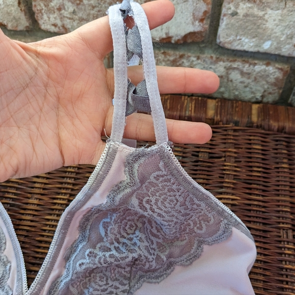 🌸 Dusty Pink & Purple Bralette Mini Set (3 pack) L XL - Picture 8 of 12